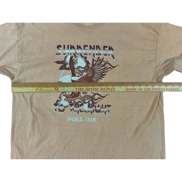 Pretty Little Thing Surrender To The Night World Your Peach Shirt Size 8(m) - Picture 5 of 6